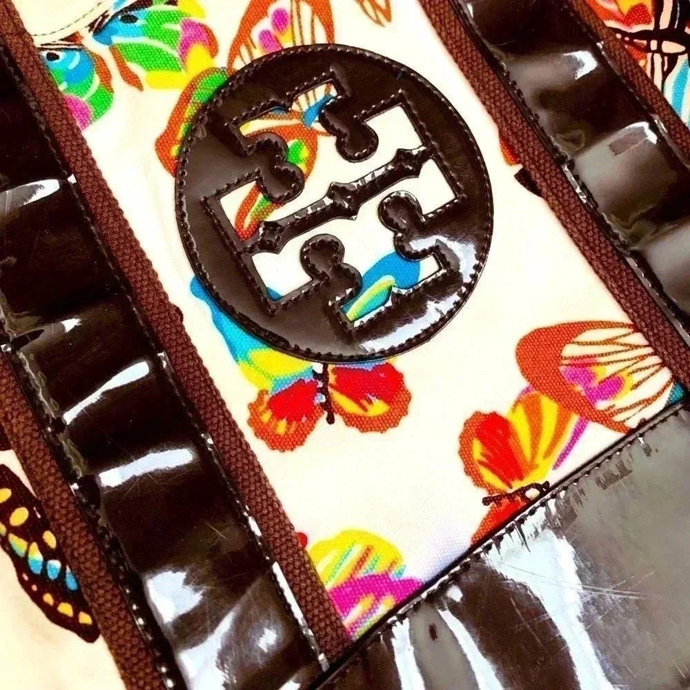Tory Burch Butterfly Canvas Tote